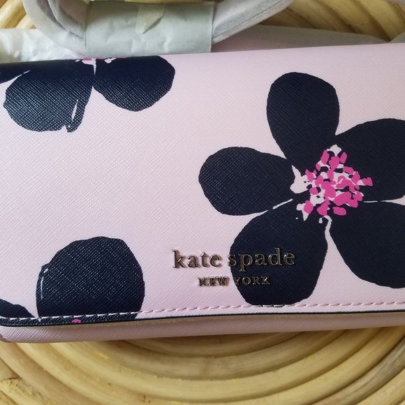 Small Flap Crossbody Kate Spade Grand Flora Pink - Picture 9 of 13